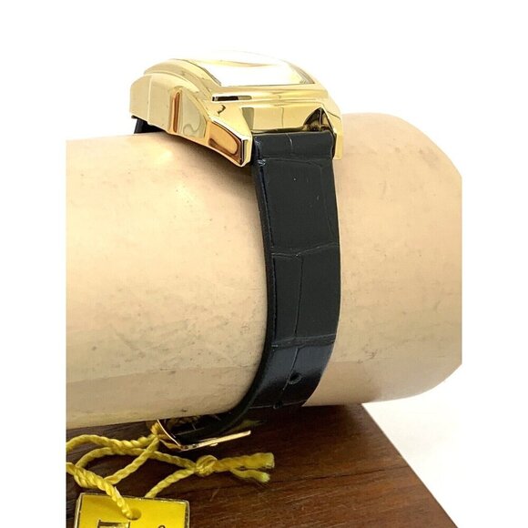 Invicta Women's Watch 35349 Lupah Quartz Special Edition Gold Black Leather Band - Picture 11 of 13